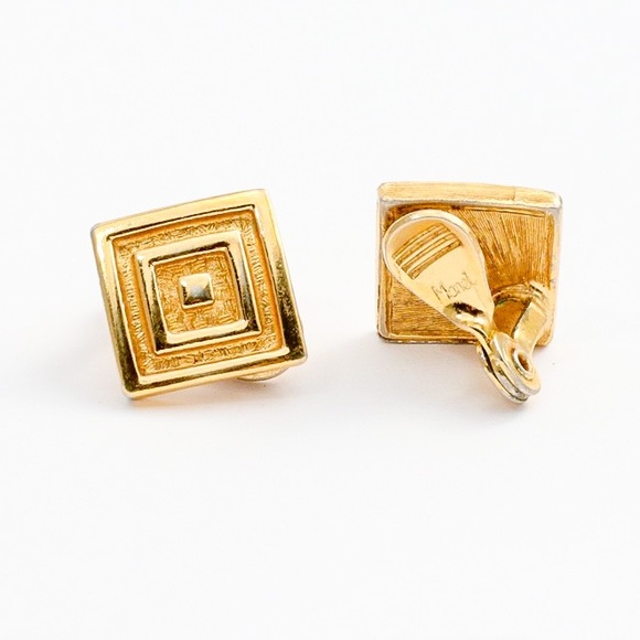 Vintage Monet Earrings - Picture 2 of 2